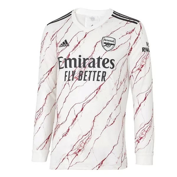 Tailandia Camiseta Arsenal Segunda equipo ML 2020-21 Blanco